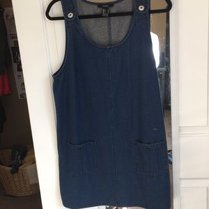 jean overall dress